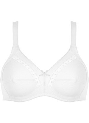 Naturana 100% Cotton Soft Rib Jersey Bra